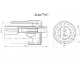 РРН27 чертеж вилки.