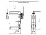 ОНП-ЖИ-8 чертеж вилок в токопроводящем экранированном корпусе с прямым кожухом 1 типа.