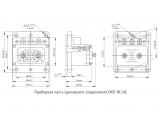 ОКП-ВС-68 чертеж приборной части одинарного соединителя.
