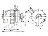 ДПТВ-16,25-02 чертеж электродвигателя.