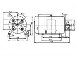 П22К чертеж электродвигателя.