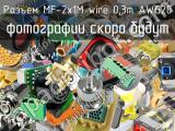 Разъем MF-2x1M wire 0,3m AWG20 
