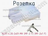 Розетка KLS1-4.20-2x01-MH (MF-2 F) (MF-2x1 F)