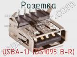 Розетка USBA-1J (DS1095 B-R) 