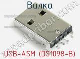 Вилка USB-ASM (DS1098-B) 