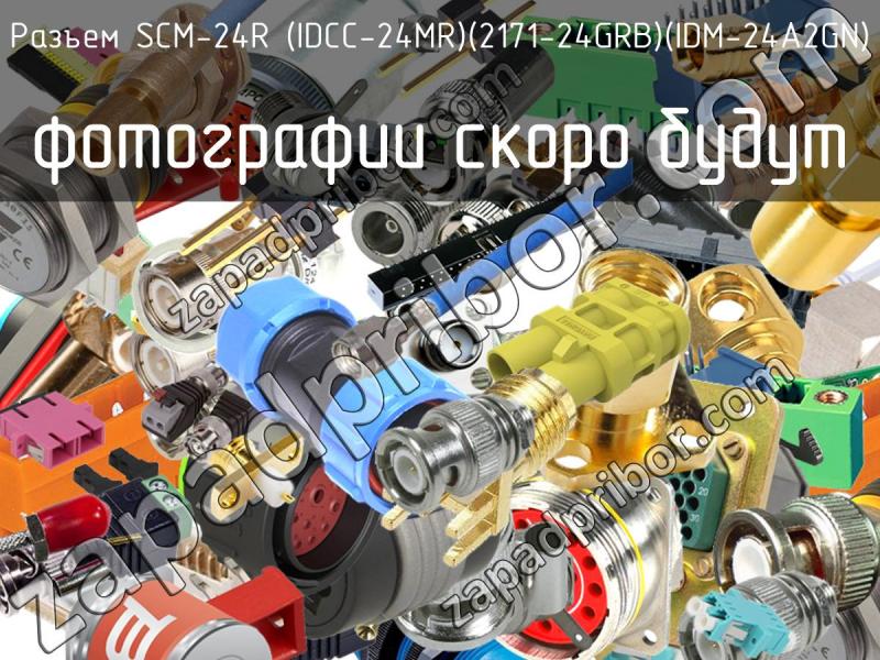 Разъем SCM-24R (IDCC-24MR)(2171-24GRB)(IDM-24A2GN) фотография.