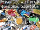 Разъем G 30 W 3 F BLACK