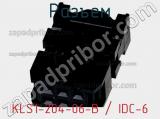 Разъем KLS1-204-06-B / IDC-6 фотография 3.