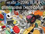 Гнездо 1-209G BLACK 