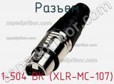 Разъем 1-504 BK (XLR-MC-107)