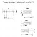 СНП232 чертеж однорядных соединителей.