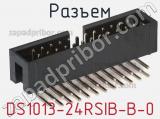 Разъем DS1013-24RSIB-B-0 фотография 3.