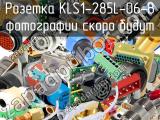 Розетка KLS1-285L-06-B 