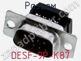 Разъем DESF-9P-K87 фотография 2.