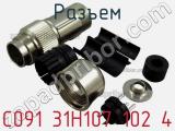 Разъем C091 31H107 102 4 фотография 3.