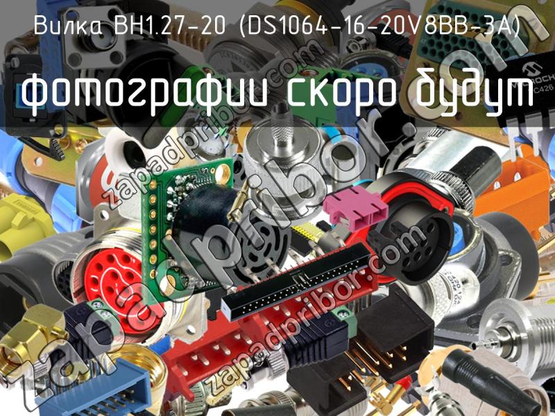 Вилка BH1.27-20 (DS1064-16-20V8BB-3A) фотография.