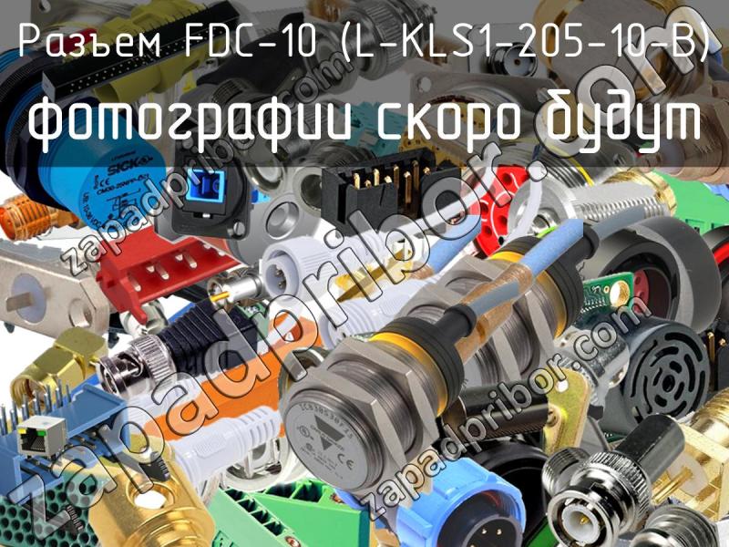 Разъем FDC-10 (L-KLS1-205-10-B) фотография.