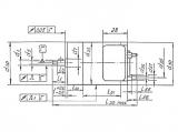 ДАТ 72283-4 чертеж электродвигателя.