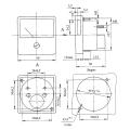 М42301 чертеж амперметра, вольтметра.
