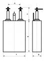 К75-15 вариант «а» чертеж конденсатора.