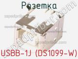 Розетка USBB-1J (DS1099-W) 