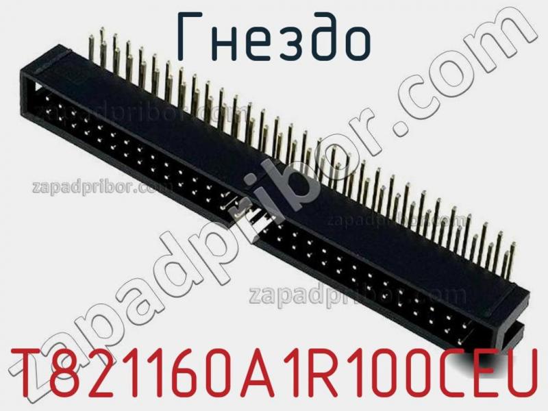 Гнездо T821160A1R100CEU фотография.