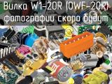Вилка W1-20R (OWF-20R) 