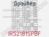 Драйвер IRS2181SPBF фотография 3.