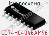 Микросхема CD74HC4046AM96 фотография 2.