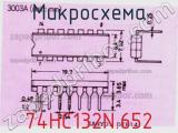 Микросхема 74HC132N.652 фотография 3.