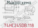 Микросхема 74HC245DB.118 фотография 3.