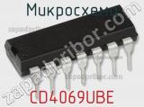 Микросхема CD4069UBE фотография 3.