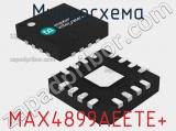 Микросхема MAX4899AEETE+ фотография 2.