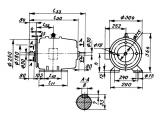 П43.2 чертеж электродвигателя.