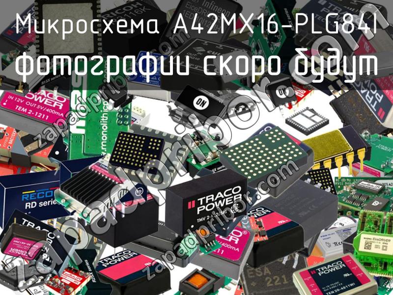 Микросхема A42MX16-PLG84I фотография.