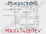 Микросхема MAX4740ETE+ фотография 3.