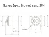 2РМ30Б32Ш1В1 чертеж блочной вилки.