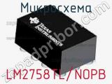 Микросхема LM2758TL/NOPB