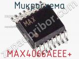 Микросхема MAX4066AEEE+ 