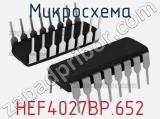 Микросхема HEF4027BP.652