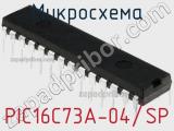 Микросхема PIC16C73A-04/SP фотография 3.