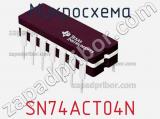 Микросхема SN74ACT04N фотография 2.