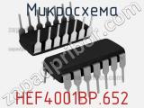 Микросхема HEF4001BP.652 
