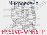 Микросхема M95040-WMN6TP фотография 3.