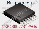 Микросхема MSP430G2231IPW14 фотография 3.