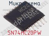 Микросхема SN74HC20PW 