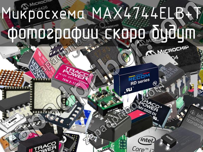 Микросхема MAX4744ELB+T фотография.
