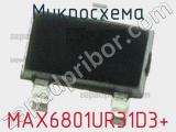 Микросхема MAX6801UR31D3+