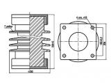 ИОС-35-1000 чертеж изолятора.