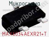 Микросхема MAX6034AEXR21+T